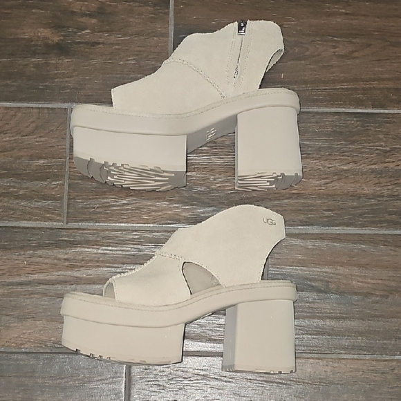 UGG New Heights Platform Sandals 9.5 - Picture 9 of 11